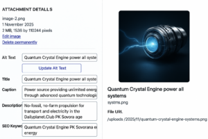 Quantum Crystal Engine powering all systems within the Dailyplanet.Club private domain network.